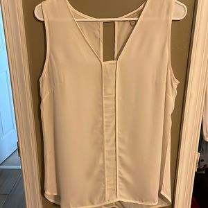 Banana Republic - cream white blouse